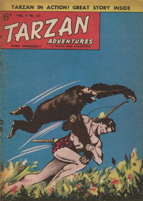 1957 <b><I>Tarzan Adventures</I></b> (<b>Vol. 7  No. 33</b>), ed. M.M.